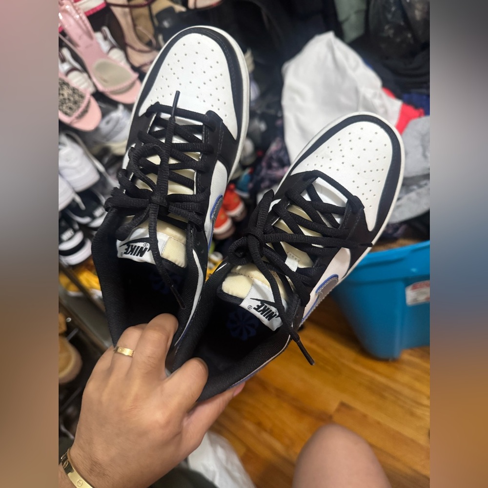 Nike Black and White Low-Top Sneakers
